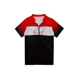 Mass customization of short-sleeved cycling shirts, moisture-wicking cycling shirts, road cycling, gradient color, zippered cycling shirts B171 Mass customization of short-sleeved cycling shirts, moisture-wicking cycling shirts, road cycling, gradient color, zippered cycling shirts B171